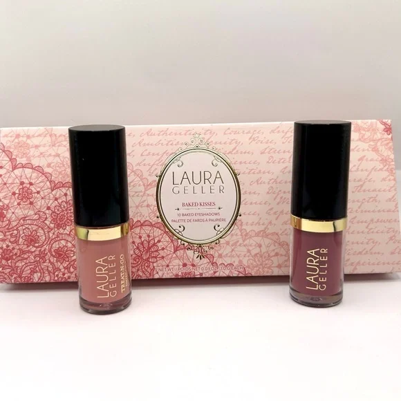 Laura Geller Baked Kisses ~ 10 Eyeshadows ~ Victory Lap ~ First Place ~ Lip Oils - Picture 2 of 5